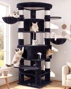 Cat Tree, 81.1" Skyward Corner Cat Tower for Large Cats VCT031W