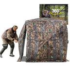 FUNHORUN Hunting Blind 270/360 See Through Deer Blind, Pop Up Ground Blind