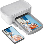 HP Sprocket Studio Plus 4x6 Wireless Instant Photo Printer, 118 Sheets + 2 Cartridges, Travel Case, Wi-Fi, Premium Dye Sublimation, Compact Home Use, Vibrant Color Pictures, Editing App