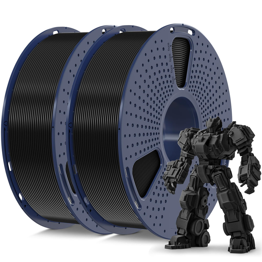 SUNLU PLA Plus Filament 1.75mm, 10KG Bundle, Black & White