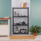 Sterilite 4 Shelf Unit, Heavy-Duty Plastic Utility Storage Rack, 2-Pack