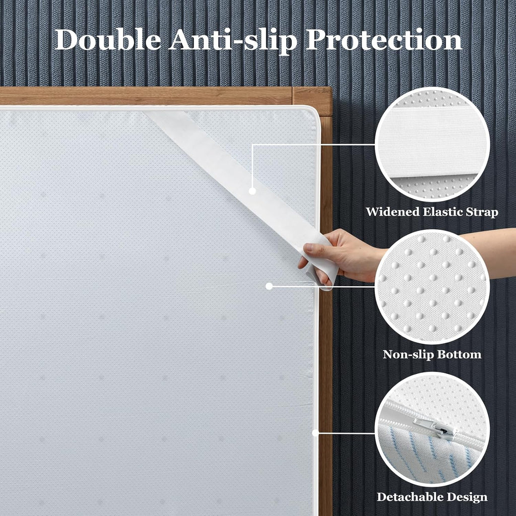 BedStory 3 Inch King Size Firm Mattress Topper, No Odor