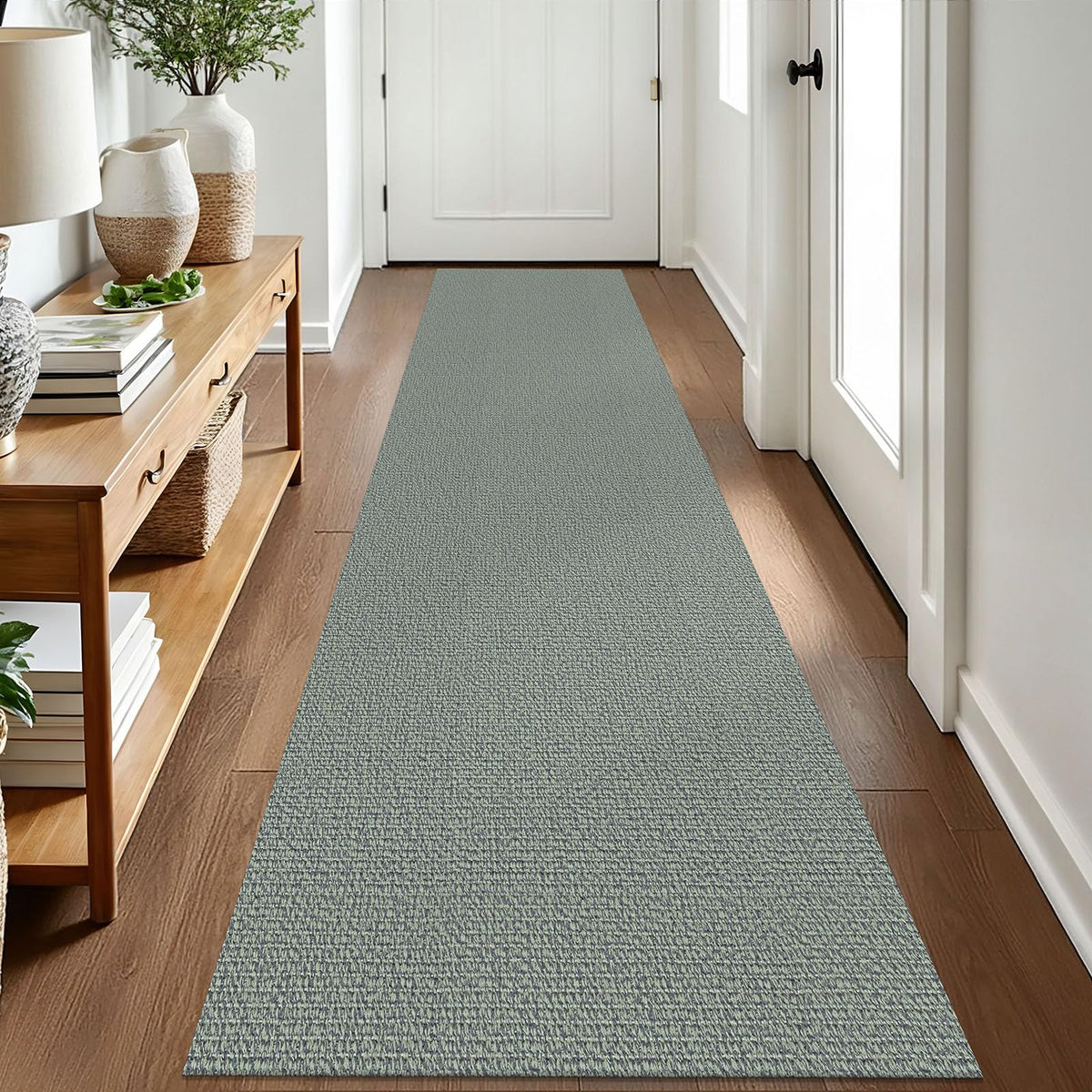 EARTHALL Washable Area Rug, Non Slip Living Room Rug, 5x7 Ft, Sand/Beige