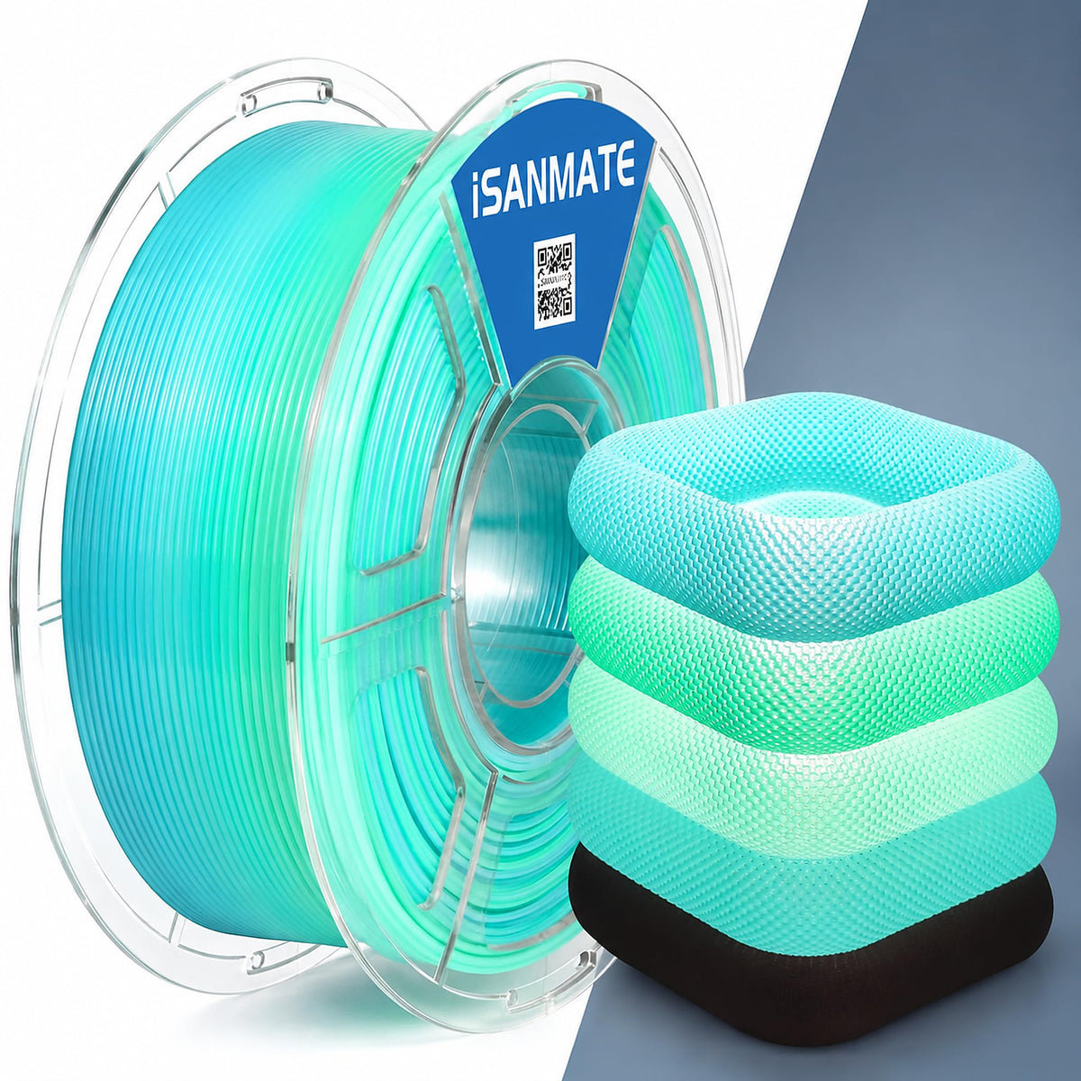 iSANMATE 16KG HF PETG Filament Bundle Multicolor Rapid PETG for Bambu Lab