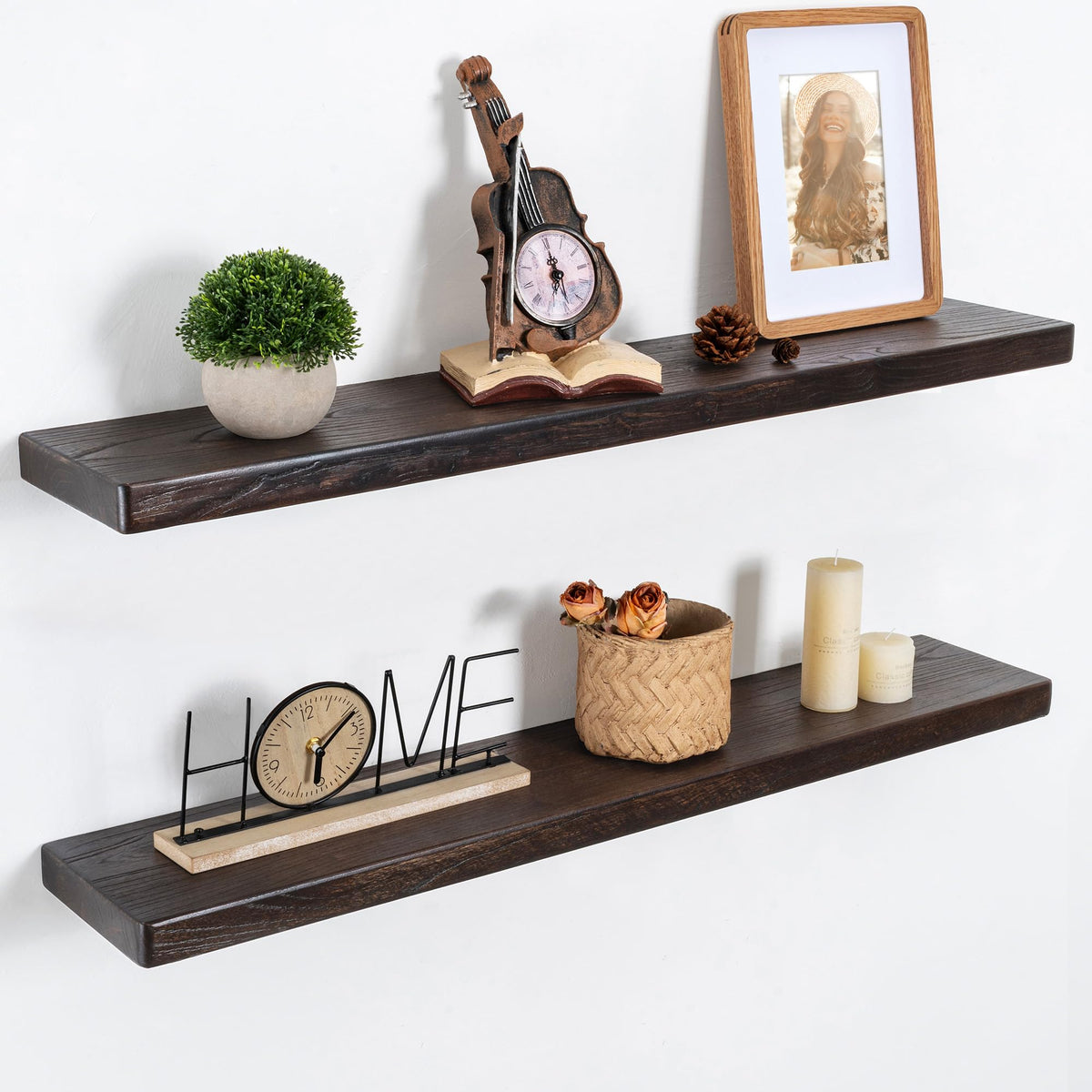 Marsmiles 55in Long Floating Shelves for Wall Mounted, 1Pack|Natural