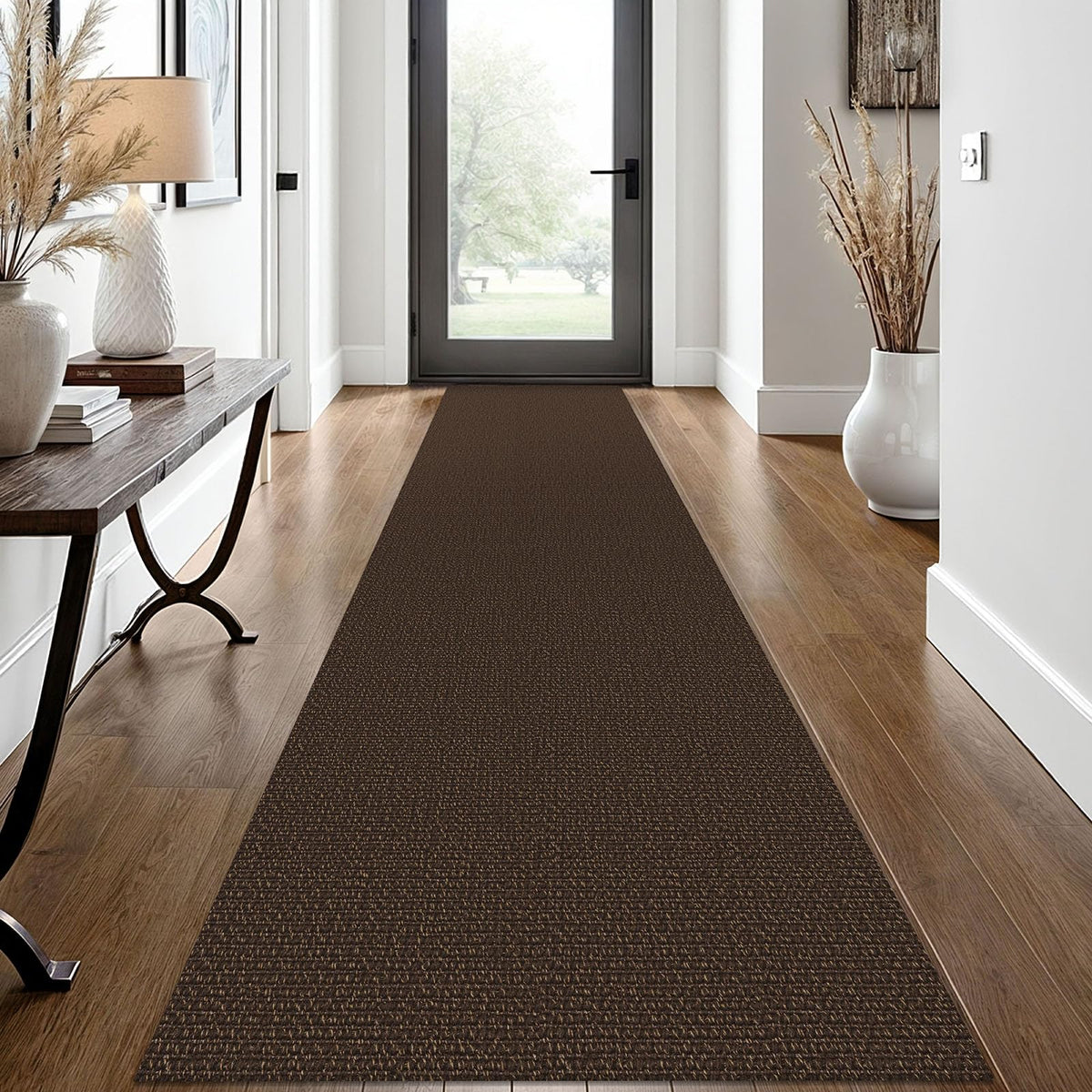EARTHALL Washable Area Rug, Non Slip Living Room Rug, 5x7 Ft, Sand/Beige