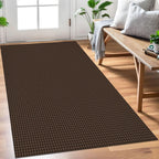 EARTHALL Woven Area Rugs 6x9 Ft Washable Living Room Rugs Non Slip Rubber Backed Dining Room Rug Braided Bedroom Rugs Indoor Floor Carpet for Living Room, Bedroom, Dining Room, Beige/Ivory