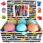 Bath Bombs for Kids with Surprise Inside, 12 Bubble Bath Fizzies with Toys