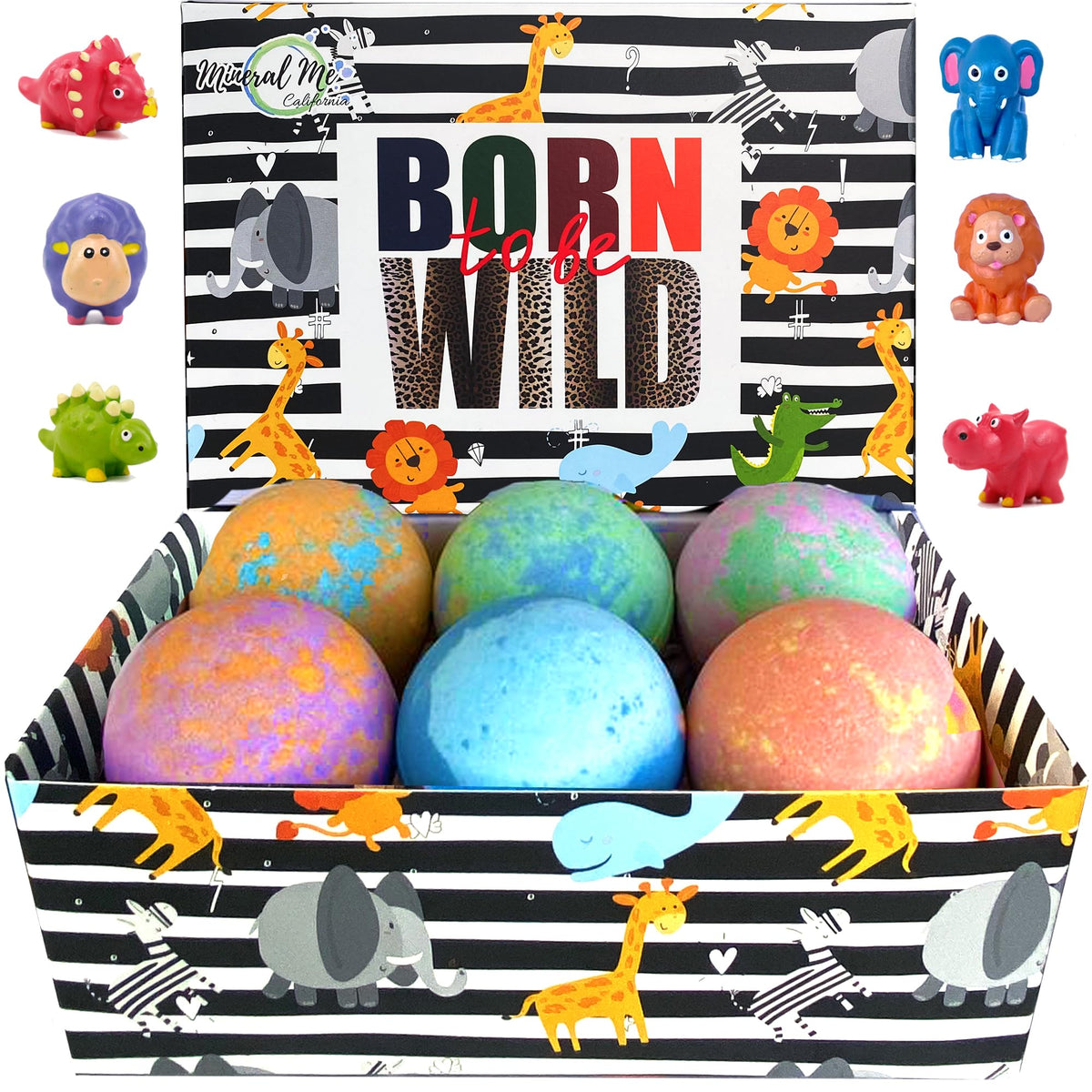 Bath Bombs for Kids with Surprise Inside, 12 Bubble Bath Fizzies with Toys