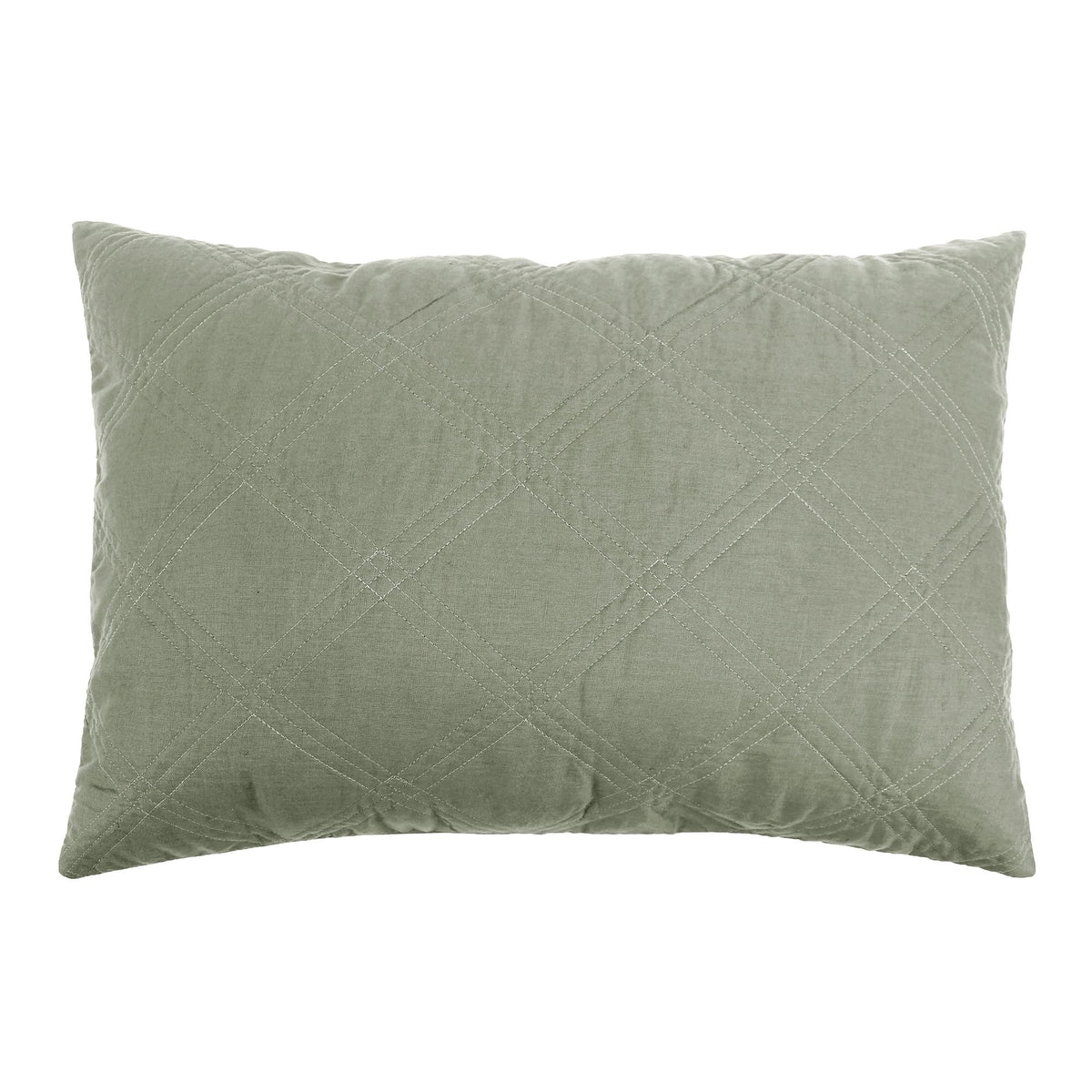 Levtex Home - 100% French Flax Linen Front/100% Cotton Back - Quilted Throw - French Flax Washed Linen - Charcoal - Throw Size (50 x 60in.)