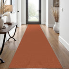 EARTHALL Woven Area Rugs 6x9 Ft Washable Living Room Rugs Non Slip Rubber Backed Dining Room Rug Braided Bedroom Rugs Indoor Floor Carpet for Living Room, Bedroom, Dining Room, Beige/Ivory