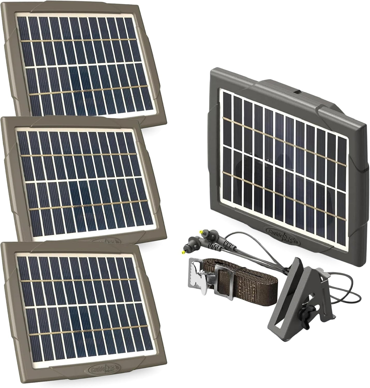 Cuddeback Solar Power Bank PW-3600 for CuddeLink and Tracks Cameras, 4 Pack