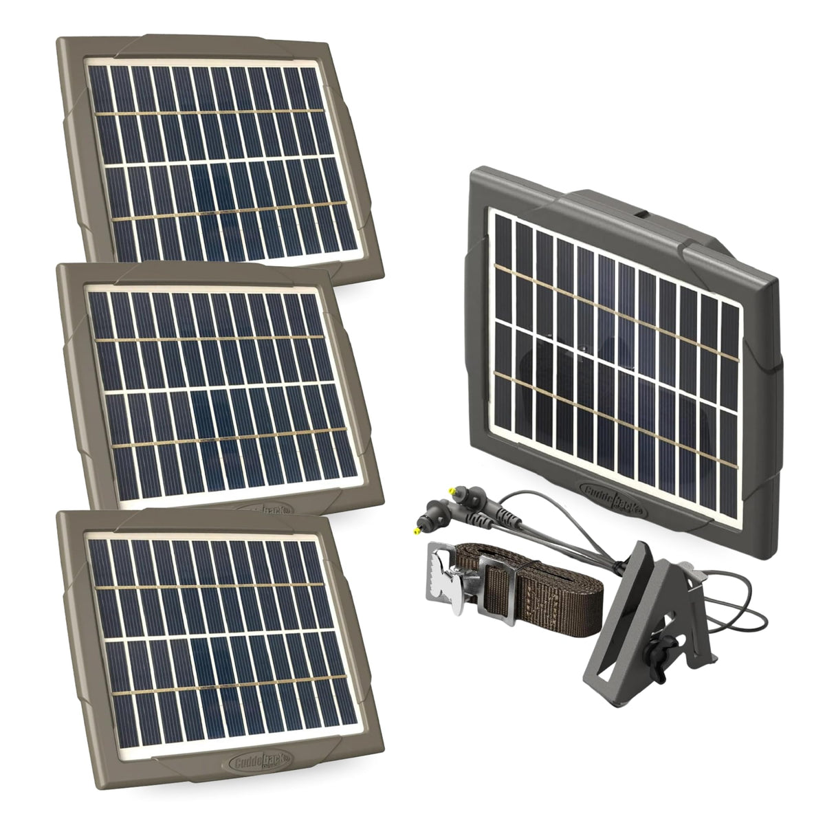 Cuddeback Solar Power Bank PW-3600 for CuddeLink and Tracks Cameras, 4 Pack
