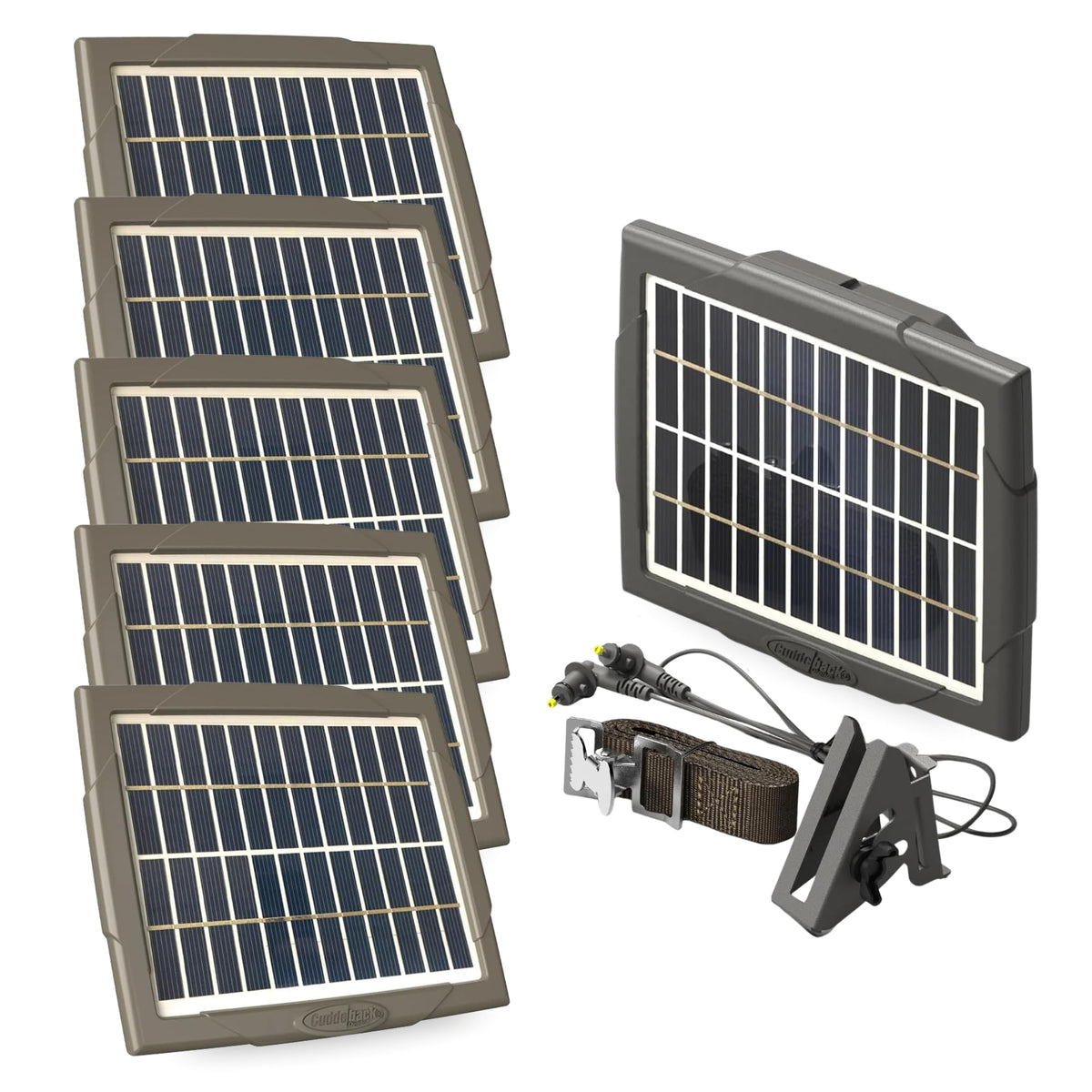 Cuddeback Solar Power Bank PW-3600 for CuddeLink and Tracks Cameras, 4 Pack