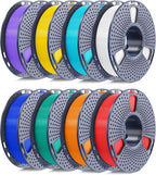 SUNLU PLA Filament 1.75mm, 250g Spool Bundle, 3D Printer Filament