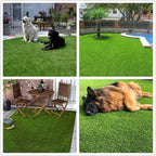 Artificial Turf Grass Outdoor Rug 2x61 ft for Patio, Dog With Drainage