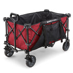 Gorilla Carts Collapsible Folding Outdoor Utility Wagon, 7 Cu Ft, Black