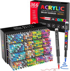 366 Colors Acrylic Paint Marker with Automatic Ink Control System