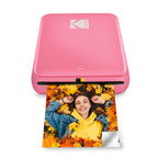 KODAK Step Printer Wireless Mobile Photo Printer with Zink Zero Ink Technology & Kodak App for iOS & Android (White) Gift Bundle