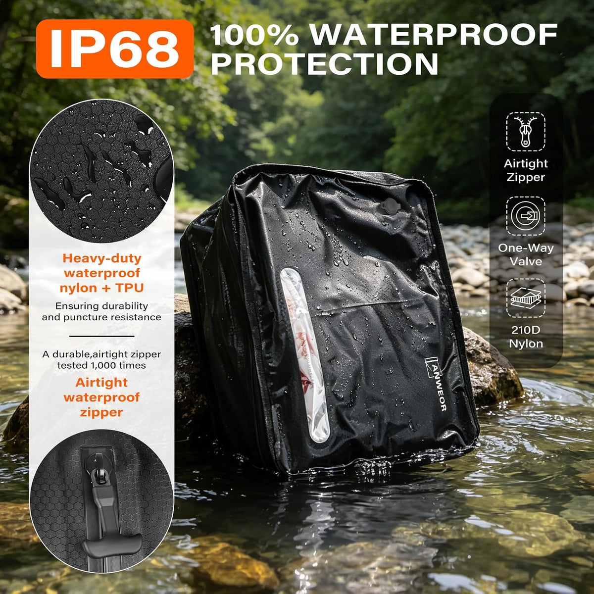 2 Pack with Vacuum Travel Bag for Suitcase, 30L Overpack Vacuum Bags w/Pump