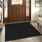 EARTHALL Woven Area Rugs 6x9 Ft Washable Living Room Rugs Non Slip Rubber Backed Dining Room Rug Braided Bedroom Rugs Indoor Floor Carpet for Living Room, Bedroom, Dining Room, Beige/Ivory