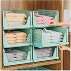 8 Pack Closet Organizers and Storage, Stackable & Foldable Closet Bins