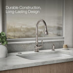 Kohler, 35723-VS, Garbage Disposal Air Switch Kit, Vibrant Stainless