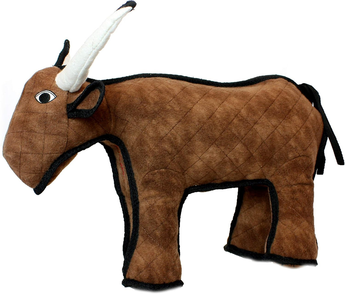TUFFY® 2 Pack Bull Ultra Durable Plush Dog Toys