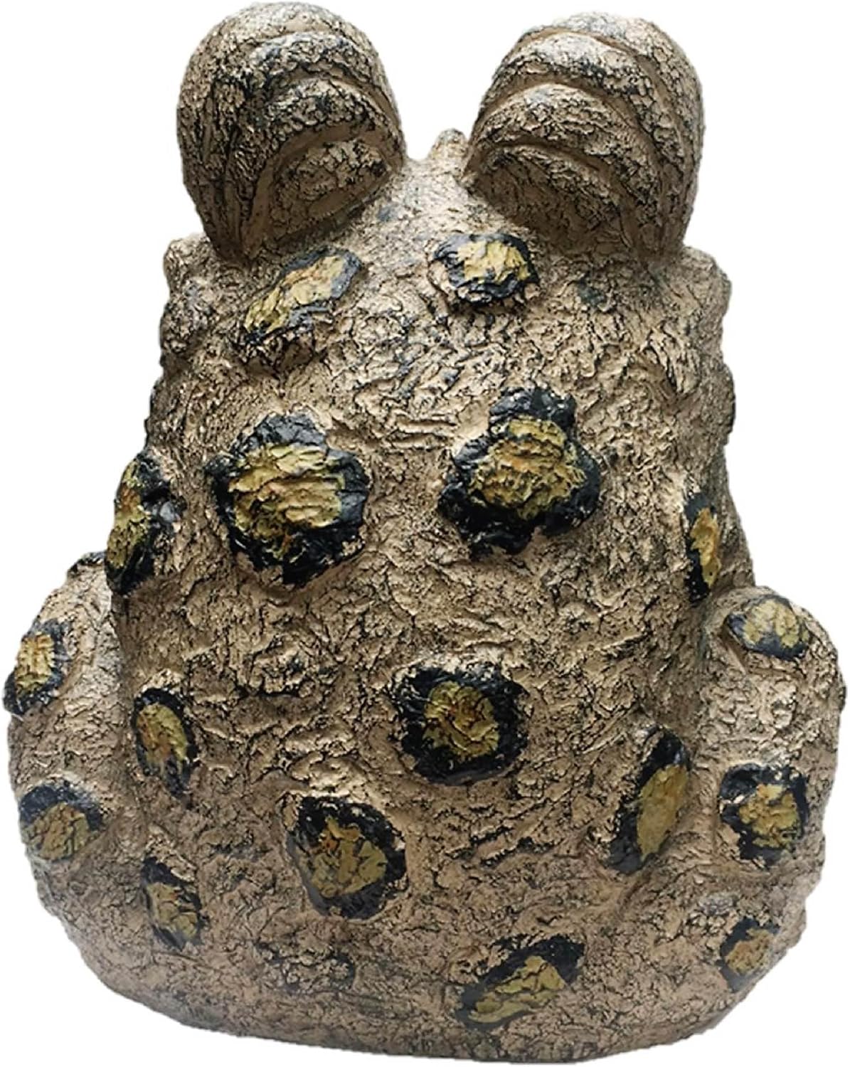 SUNGUARD Whimsical Toad Hollow Tall Stretch Jumbo Garden Frog Statues-Natural Brown