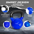 Yes4All Vinyl Kettlebell, 5–100 Lb Strength Training Kettlebell
