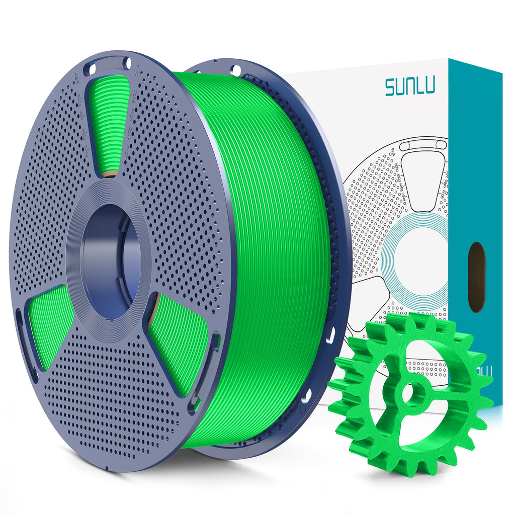 SUNLU PLA+2.0 3D Printer Filament, Multicolor, 10-Pack (10KG)