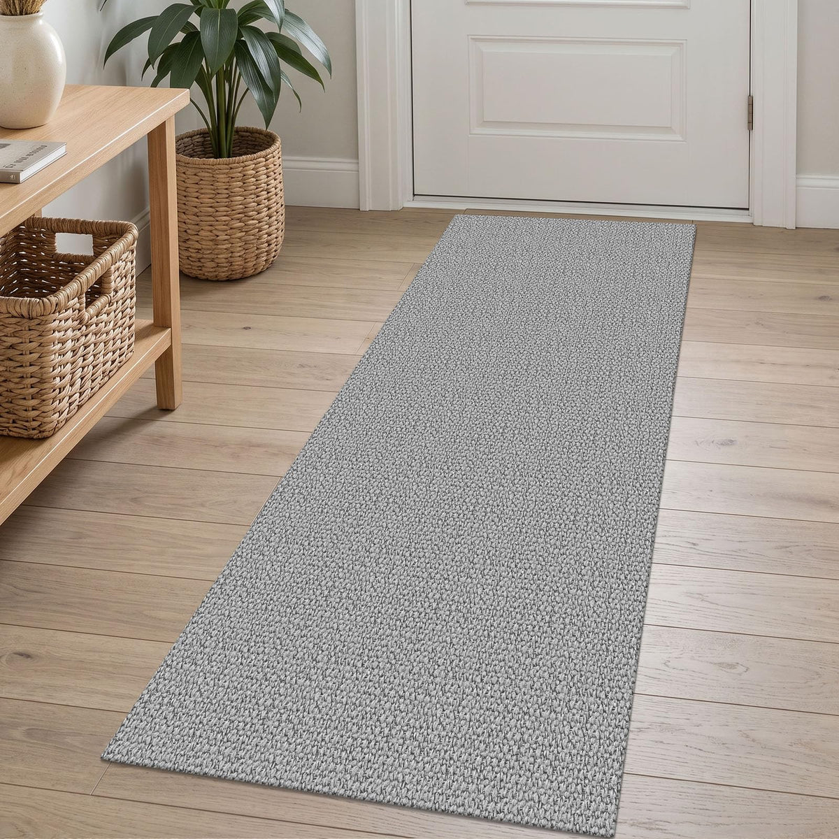 EARTHALL Washable Area Rug, Non Slip Living Room Rug, 5x7 Ft, Sand/Beige