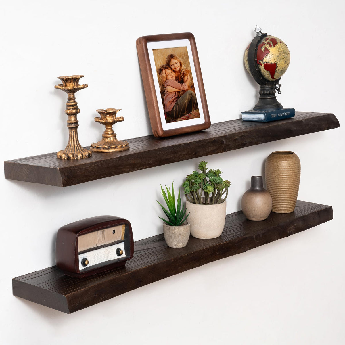 Marsmiles 55in Long Floating Shelves for Wall Mounted, 1Pack|Natural