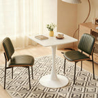 Round Dining Table, 31.5" Tulip Table (White)