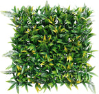 ECOOPTS 20"x20" Faux Ivy Privacy Fence Screen Artificial Boxwood Panels Topiary Hedge Plants for Indoor Outdoor Decoration, #3 Mixed Leaves, 20 Packs