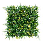 ECOOPTS 20"x20" Faux Ivy Privacy Fence Screen Artificial Boxwood Panels Topiary Hedge Plants for Indoor Outdoor Decoration, #3 Mixed Leaves, 29 Packs