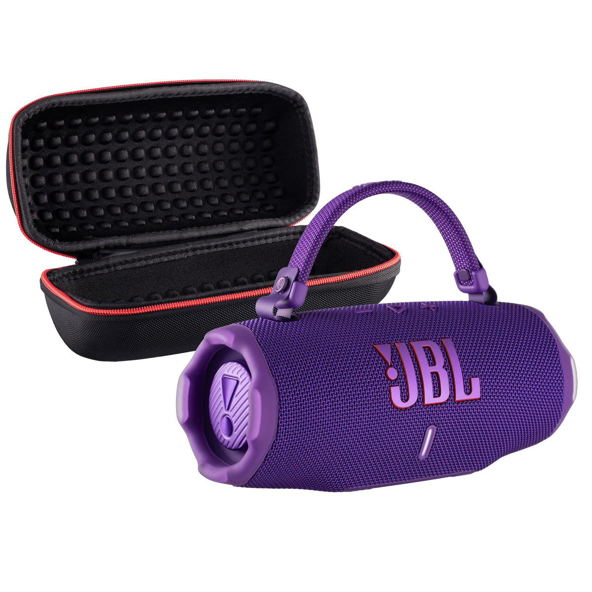 JBL Charge 6 Portable Bluetooth Speaker (Black) | IP68 Waterproof, DustProof, and DropProof, Outdoor Wireless Audio |28Hrs Playtime + Travel Case Bundle