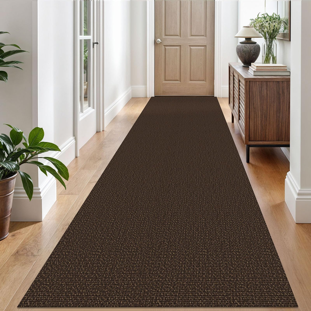 EARTHALL Washable Area Rug, Non Slip Living Room Rug, 5x7 Ft, Sand/Beige