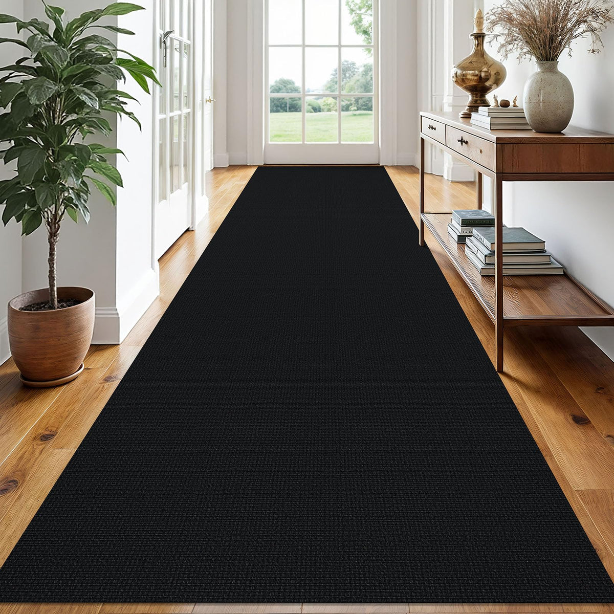 EARTHALL Washable Area Rug, Non Slip Living Room Rug, 5x7 Ft, Sand/Beige