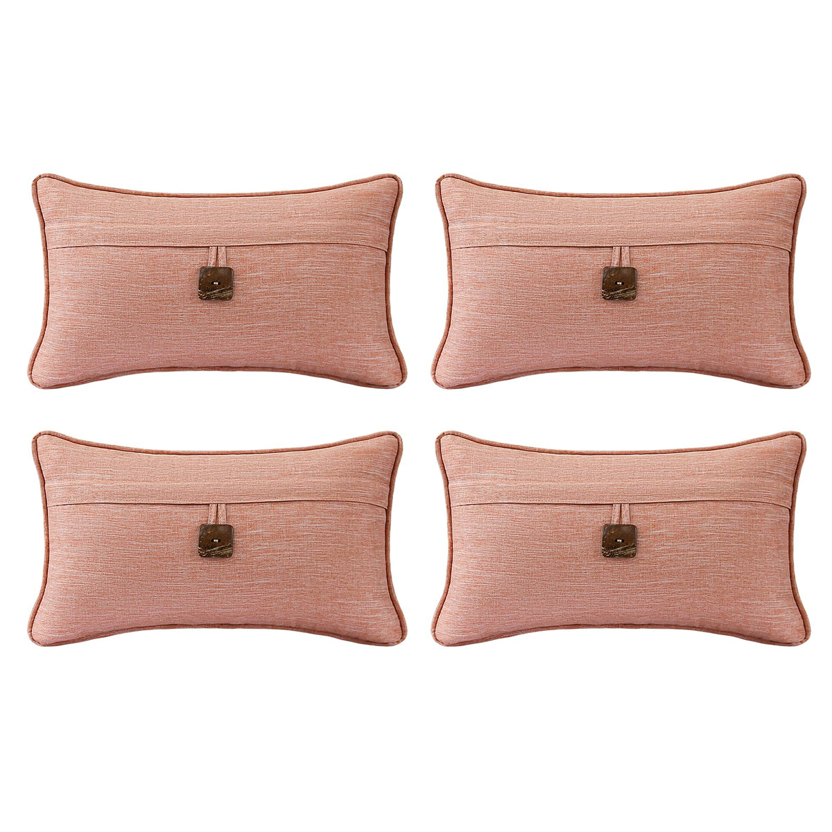 Outdoor Sunbrella Decorative Pillows Pack of 4, 20" x 12" Outdoor Pillow Set for Couch Bed Throw Patio Sofa, Airies Marble