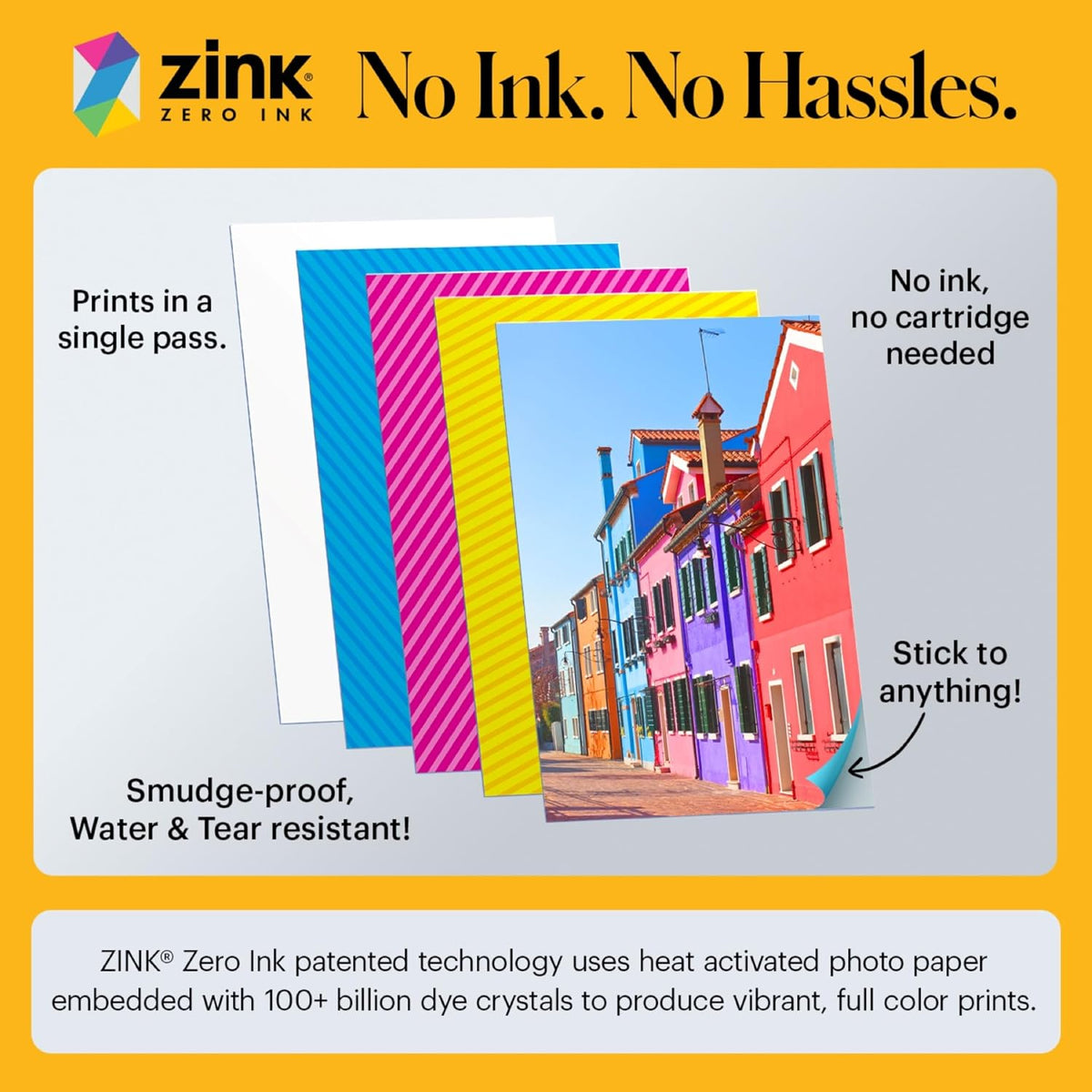 Kodak Step Instant Color Photo Printer with Bluetooth/NFC, ZINK Technology & Kodak App for iOS & Android (Pink) Starter Bundle