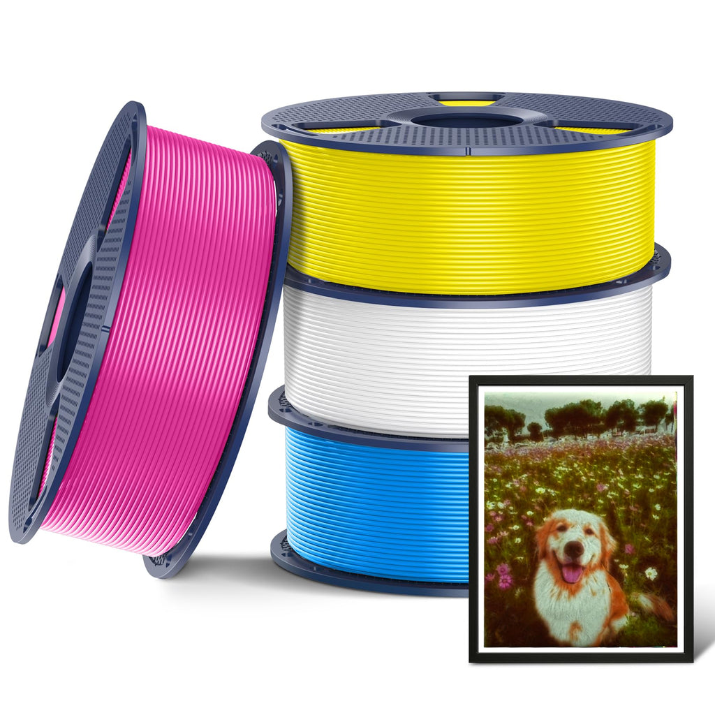 SUNLU PLA+2.0 3D Printer Filament, Multicolor, 10-Pack (10KG)