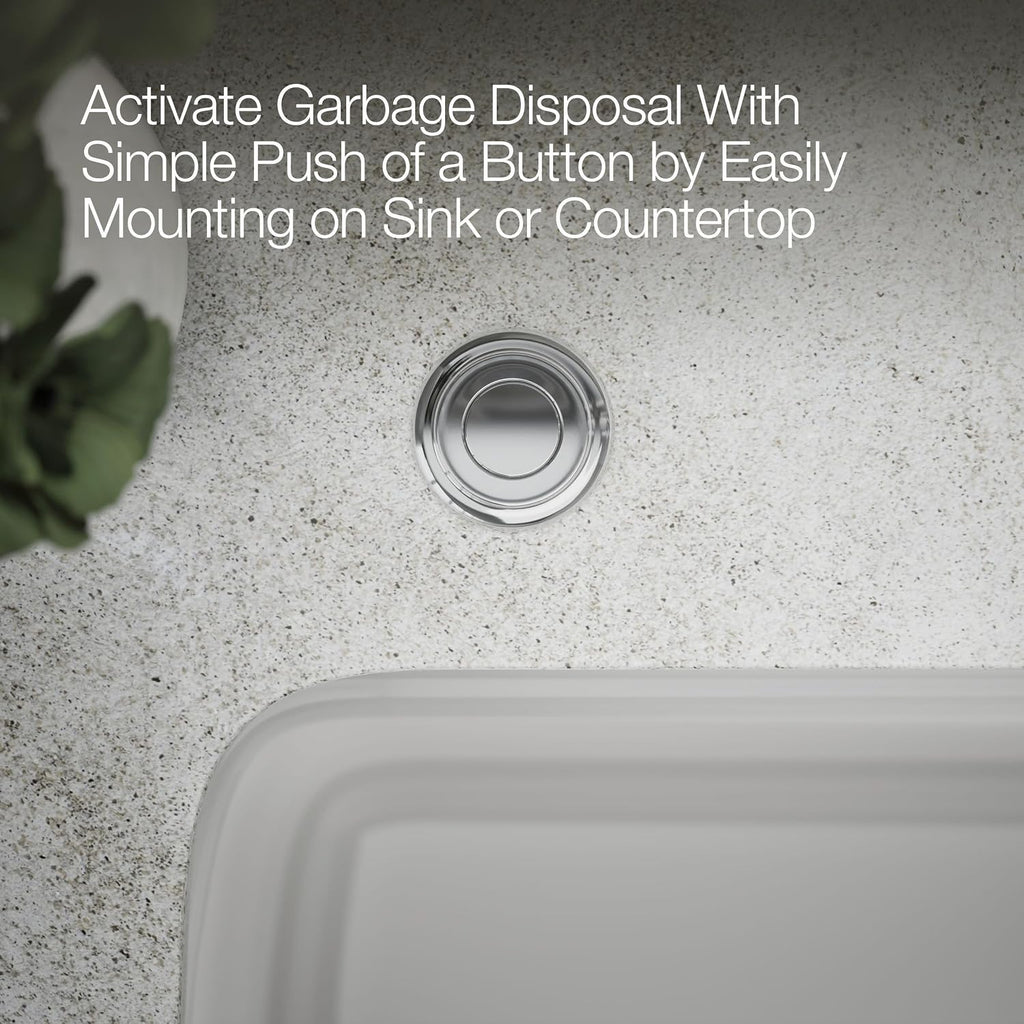 Kohler K35723-CP Garbage Disposal Air Switch Kit Polished Chrome