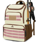 MATEIN Fishing Backpack Tackle Box, Tackle Backpack with Cooler for Men