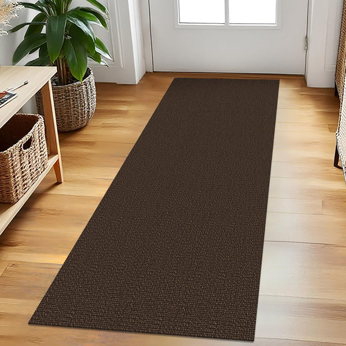 EARTHALL Washable Area Rug, Non Slip Living Room Rug, 5x7 Ft, Sand/Beige
