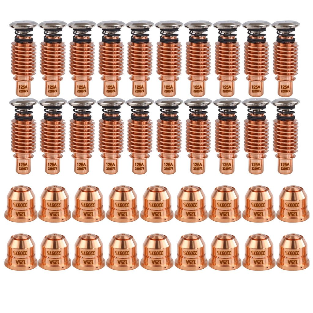 20Pcs 220975 Plasma Nozzle Tips Fit for Hypertherm Powermax 125