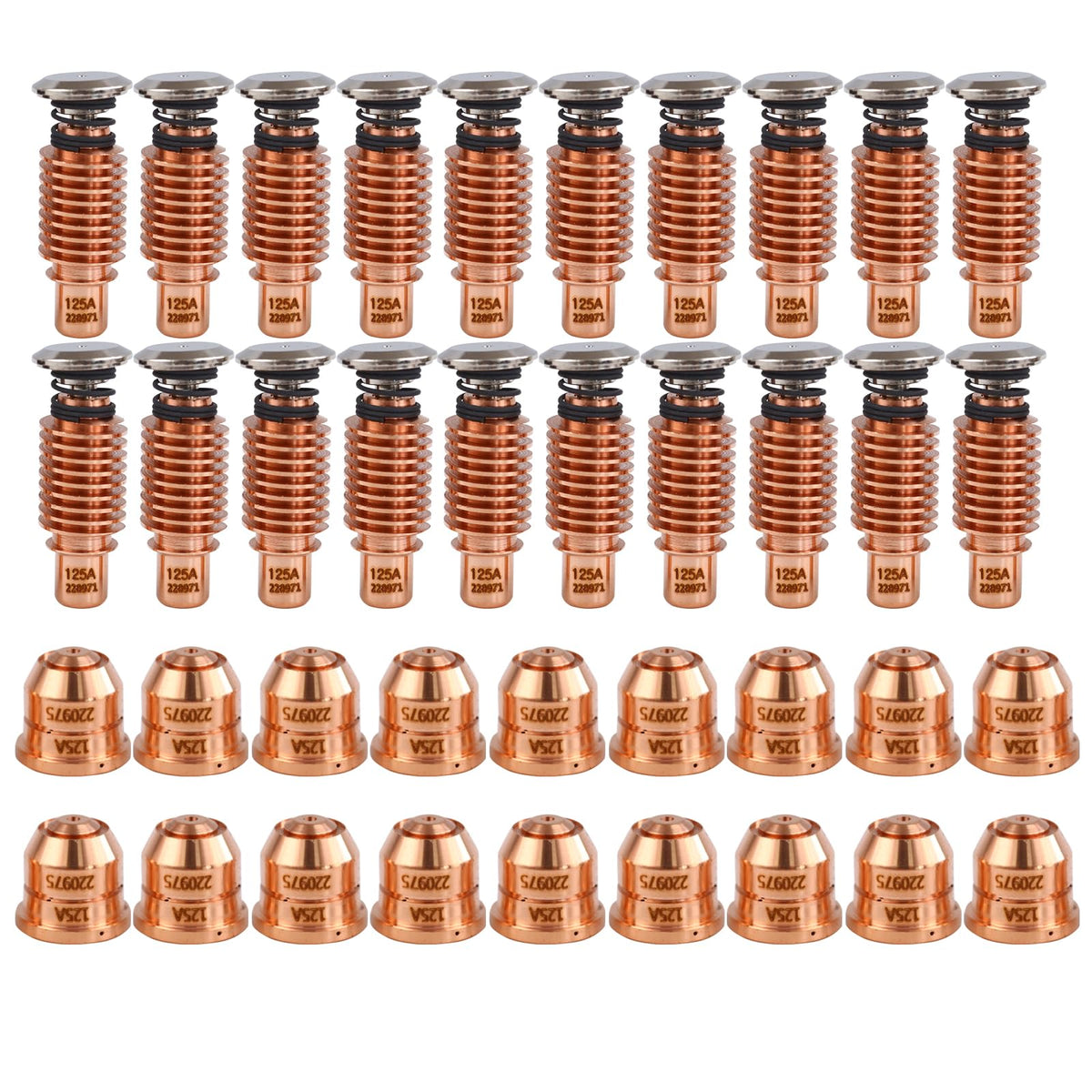 20Pcs 220971 Plasma Nozzle Tips Fit for Hypertherm Powermax 125
