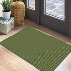 EARTHALL Woven Area Rugs 6x9 Ft Washable Living Room Rugs Non Slip Rubber Backed Dining Room Rug Braided Bedroom Rugs Indoor Floor Carpet for Living Room, Bedroom, Dining Room, Beige/Ivory