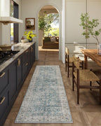Washable Area Rugs for Living Room: 9x12 Bedroom Rug Boho Vintage Area Rug Stain Resistant Non Slip Low Pile Lightweight Soft Carpets for Dining Room Kitchen Nursery Kids Room Playroom Home Office