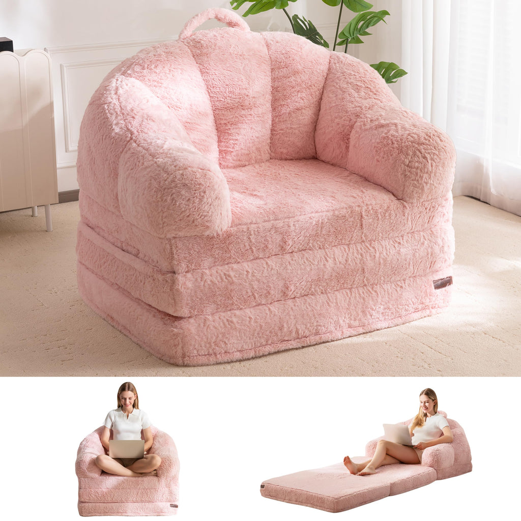MAXYOYO Folding Sofa Bed, 2 in 1 Convertible Sofa to Lounger